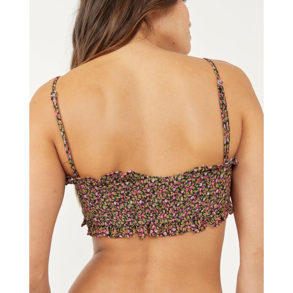 🎉LAST CHANCE🎉 NWT Free People Picnic Bandeau Bra / Black Combo - Picture 3 of 6